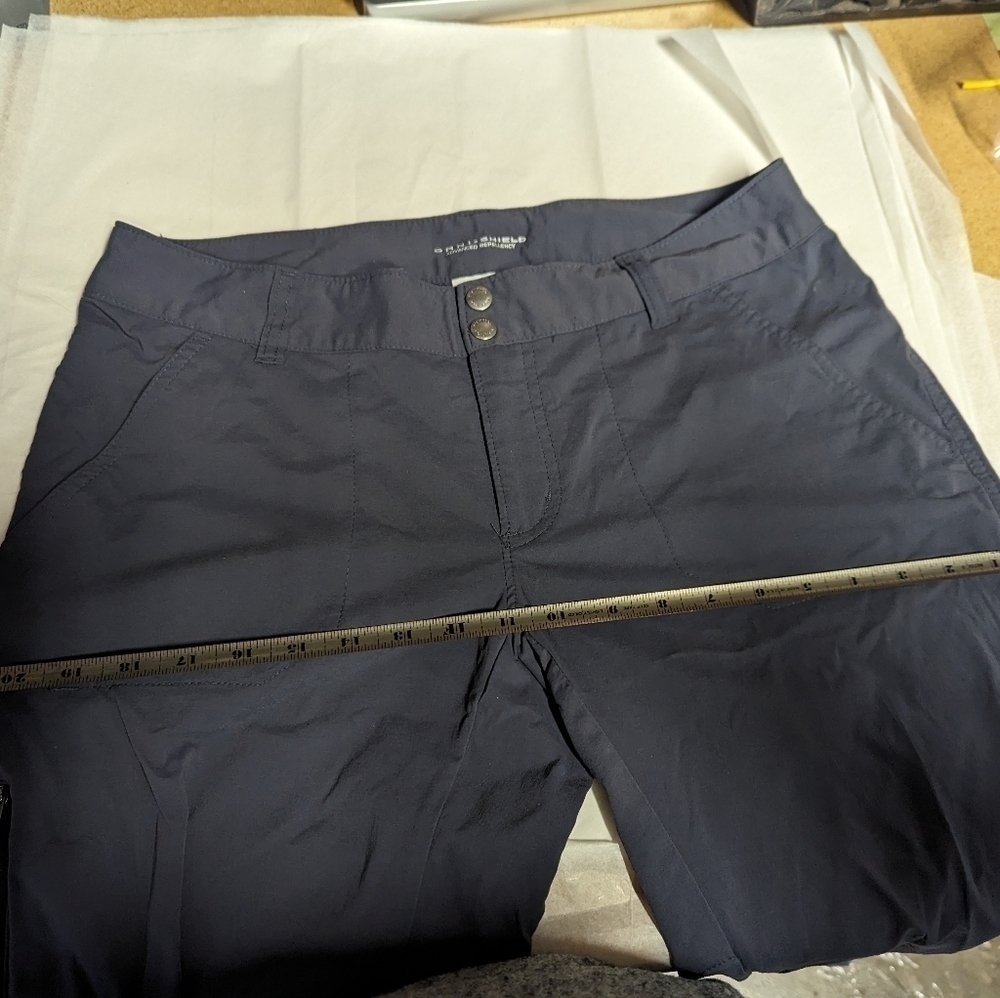 Columbia Omni Shield Advanced Repellency Pants Zippered Pockets Grey - Picture 8 of 9